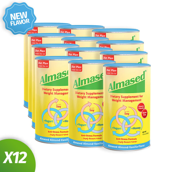 Almond-Vanilla Protein Powder 17.6 Oz 12-Pack