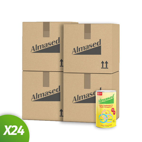 24 Almased® Protein Powder 17.6 Oz (6 Cans Per Box)