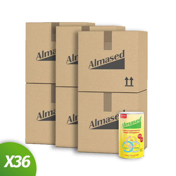36 ALMASED® PROTEIN POWDER 17.6 OZ (6 CANS PER BOX)