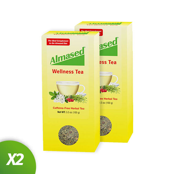 two pack of almased wellnes tea
